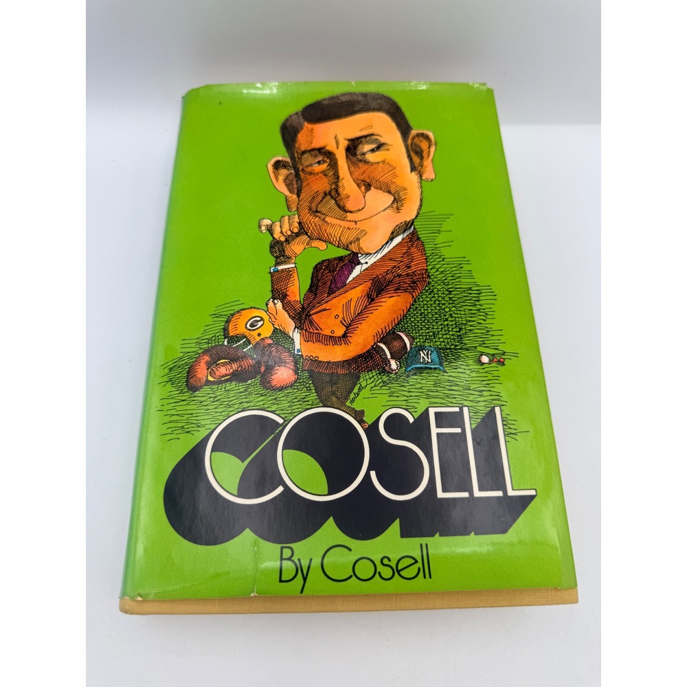 Howard Cosell Signed Autobiography Cosell Playboy Press Hardcover 1973 Vintage